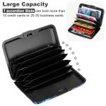 ELFISH RFID Blocking Aluminum Credit Card Case - Blue Butterfly