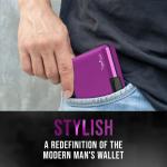 Aluminum RFID Card Holder Wallet for Men & Women