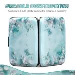 Teal Butterfly RFID Card Holder Wallet