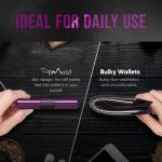 Aluminum RFID Card Holder Wallet for Men & Women