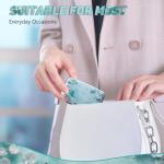 Teal Butterfly RFID Card Holder Wallet