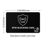 RFID Blocking Credit Card Protectors - 2 Pack