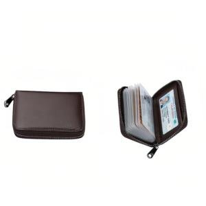 Genuine Leather RFID Blocking Credit Card Holder