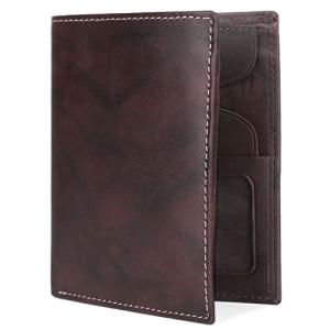 Slim Leather Credit Card Case with RFID Blocking