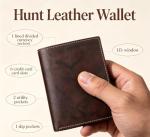 Slim Leather Credit Card Case with RFID Blocking