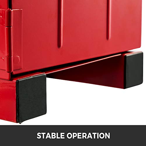 Mophorn Variable Speed Antique Mantel Fan, Red