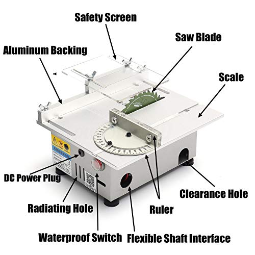 BACHIN Mini Precision Table Saw for Woodworking