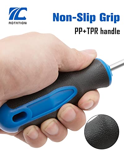 Magnetic Screwdriver Set: 6-Piece with Cushion Grip