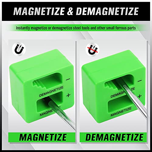 SWANLAKE 11-Piece Magnetic Screwdriver Set - Phillips/Flat Head