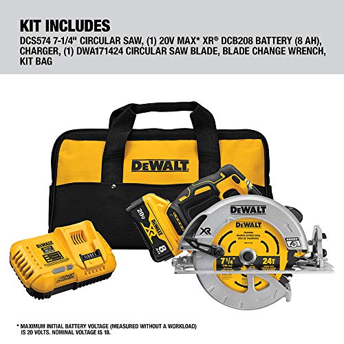 DEWALT 20V XR Circular Saw - 7-1/4-Inch