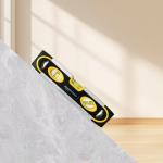 9-Inch Magnetic Torpedo Level and Ruler, 180/90/45 Degree Bubbles