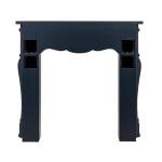 Blue Finish Victorian Decorative Fireplace Mantel