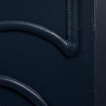 Blue Finish Victorian Decorative Fireplace Mantel