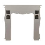 Victorian Decorative Fireplace Mantel in Grey