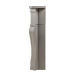 Victorian Decorative Fireplace Mantel in Grey