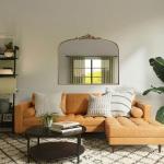 Vintage Gold Baroque Mirror - 36"x30" Antique Style