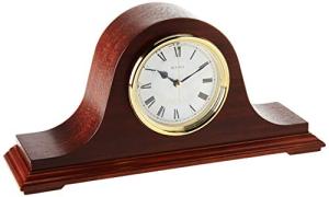 Bulova Annette I Chiming Mantel Clock in Mahogany