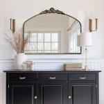 Vintage Baroque 40"x30" Ornate Mantel Mirror