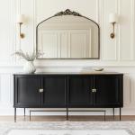 Vintage Baroque 40"x30" Ornate Mantel Mirror