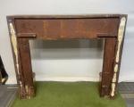 Ornate 1880s Victorian Wooden Fireplace Mantel
