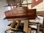 Victorian Mahogany Fireplace Mantel Top