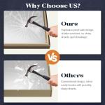 Vintage Gold Arched Mirror for Fireplace Mantel