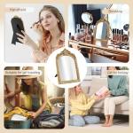 Vintage Gold 7" Antique Makeup Desk Mirror