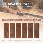 54-inch Rustic Solid Wood Fireplace Mantel