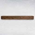 Rustic Real Wood Floating Fireplace Mantel 60”