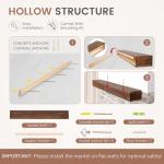 54-inch Rustic Solid Wood Fireplace Mantel