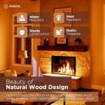 Avana Wall-Mounted Rustic Fireplace Mantel 72