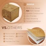 Rustic Floating Fireplace Mantel - 72 Inch Wood Shelf