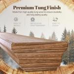 Rustic 60" Wooden Floating Fireplace Mantel Shelf