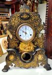 Victorian Iron Front 8 Day Mantel Clock