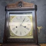 Antique 8-Day Mantel Clock with Key