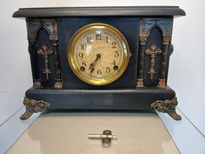Antique Sessions Cathedral Mantel Clock #8354