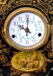 Victorian Iron Front 8 Day Mantel Clock