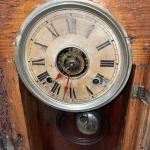 Antique Antonia Wood Mantel Clock