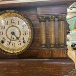 Seth Thomas 6 Column Adamantine Mantle Clock