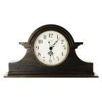Vintage Farmhouse Mantel Clock in Gilt Finish