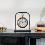 Vintage Style Silent Battery Operated Desk Clock