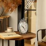 Nikky Home Vintage Silent Metal Table Clock