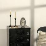 Nikky Home Vintage Silent Metal Table Clock