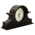 Vintage Farmhouse Mantel Clock in Gilt Finish