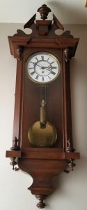 Antique Austrian Vienna Wall Clock - Dwarf Design