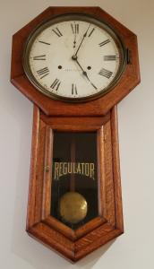 Antique Seth Thomas World Regulator Wall Clock