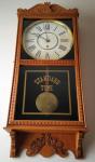 Antique Gilbert Observatory Wall Clock Timepiece