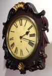 Antique English 8-Day Fusee Wall Clock