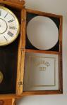 Antique Gilbert Observatory Wall Clock Timepiece