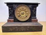 Ansonia Black Cast Iron Antique Mantel Clock